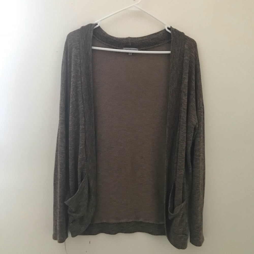 Brown cardigan